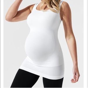 Blanqi Everyday Maternity Support Tank White